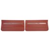DO281 Front Door Panels for 1966 Chevrolet Chevelle, Red/Gold Edition - image 1