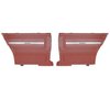 DO281C Rear Door Panels for 1966 Chevrolet Chevelle, Hardtop Red/Gold Edition - image 1