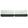 DO284 Front Door Panels for 1966 Chevrolet Chevelle, White & Black/Gold Edition - image 1