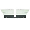 DO284C Rear Door Panels for 1966 Chevrolet Chevelle, Hardtop White & Black/Gold Edition - image 1