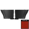 DO401C Rear Door Panels for 1964 Pontiac GTO/Lemans Hardtop Red/Gold Edition - image 1