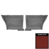 DO411C Rear Door Panels for 1965 Pontiac GTO/Lemans Hardtop Red/Gold Edition - image 1