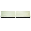 DO412 Front Door Panels for 1965 Pontiac GTO/Lemans Parchment/Black/Gold Edition - image 1
