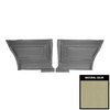DO412C Rear Door Panels for 1965 Pontiac GTO/Lemans Hardtop Parchment/Black/Gold Edition - image 1