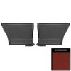 DO421C Rear Door Panels for 1966 Pontiac GTO/Lemans Hardtop Red/Gold Edition - image 1