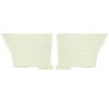 DO432C Rear Door Panels for 1967 Pontiac GTO/Lemans Hardtop Parchment/Black/Gold Edition - image 1