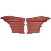 DO441C Rear Door Panels for 1968 Pontiac GTO/Lemans Hardtop Red/Gold Edition - image 1