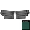 DO443V Rear Door Panels for 1968 Pontiac GTO/Lemans Convertible Dark Aqua/Gold Edition - image 1