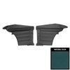 DO446C Rear Door Panels for 1968 Pontiac GTO/Lemans Hardtop Medium Blue/Gold Edition - image 1
