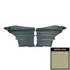 DO451C Rear Door Panels for 1969 Pontiac GTO/Lemans Hardtop Parchment/Black/Gold Edition - image 1