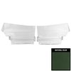 DO453V Rear Door Panels for 1969 Pontiac GTO/Lemans Convt Dark Metallic Green/Gold Edition - image 1