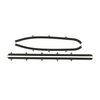 F203-10 4 Piece Outer Only Window Felts for 1968 Chevrolet Chevelle, Hardtop - image 1