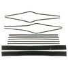 F212-2 Window Felts for 1955-1957 Chevrolet Bel Air 4 Door Hardtop - image 1