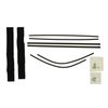 F213-10 Outers Only Window Felts for 1958 Chevrolet Impala Hardtop - image 1
