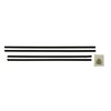 F214-20 Outers Only Window Felts for 1959-1960 Chevrolet Impala Convertible - image 1