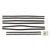 F219-3 Outers Window Felts for 1965 Chevrolet Impala 4 Door Hardtop - image 1