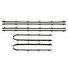 F222-2 Window Felts for 1960-1964 Chevrolet Corvair 4 Door Sedan - image 1