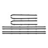 F223-7 Window Felts W/Black Bead for 1960-1964 Chevrolet Corvair 2 Door Sedan - image 1