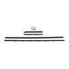 F235-20 4 Piece Outer Only Window Felts for 1968-1969 GM F-Body Convertible - image 1