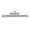 F236-20 4 Piece Outer Only Window Felts W/Special Mouldings for 1968 GM F-Body Convertible - image 1