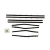 F240-1 Window Felts for 1966-1967 Oldsmobile Cutlass Hardtop - image 1