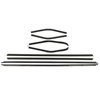 F242-0 Window Felts W/Special Mouldings for 1970-1972 Oldsmobile Cutlass Supreme Hardtop - image 1