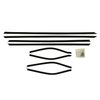 F242-9 Window Felts W/Special Mouldings for 1970-1972 Oldsmobile Cutlass Convertible - image 1