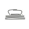 F256-5 Window Felts for 1972 Plymouth Satellite Hardtop - image 1