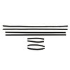 F296-2 Standard Window Felts for 1969-1970 Mercury Cougar Convertible - image 1