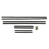 F304-1 Window Felts for 1958-1960 Ford Thunderbird 2 Door Hardtop - image 1