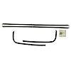 Original Outer Windowfelt Weather Strip Kit 1964-72 Chevelle 2-Door Hardtop - image 1