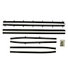 Original Windowfelt Weather Strip Kit 1966-72 Chevy II/Nova 2-Door Sedan - image 1