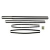 O228-1 Window Felt Kit for 1969 Pontica GTO 2 Door Hardtop - image 1