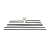 Original Windowfelt Weather Strip Kit 1968 Camaro Hardtop - image 1