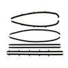 O241-1 Window Felt Kit for 1968 Oldsmobile Cutlass 2 Door Hardtop - image 1