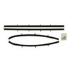 O242-50 Outers Only Window Felt Kit for 1970-1972 Oldsmobile Cutlass 2 Door Sedan - image 1