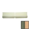 PD263-3 Front Door Panels for 1965 Chevrolet Chevelle, Pre-Assembled White & Aqua - image 1