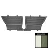 PD263-3C Rear Door Panels for 1965 Chevrolet Chevelle, Hardtop Pre-Assembled White & Aqua - image 1
