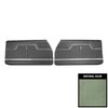 PDE246 Front Door Panels for 1970 Chevrolet El Camino Pre-Assembled Dark Metalic Green - image 1