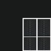 RM-AK110B111 10yd Blk Vinyl Blk/Blk Inserts Blk Stitch Sport Mod II Material Accessory Kit - image 1