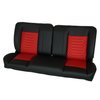 RM-BA12X1X 60 in. Sport Mod I Bench Seat Black Vinyl Wide Red Insert Black Thread w/o Cupholder - image 2