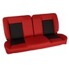 RM-BA21X2X 60 in. Sport Mod I Bench Seat Red Vinyl Wide Black Insert Red Thread w/o Cupholder - image 3