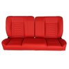 RM-BA22X1X 60 in. Sport Mod I Bench Seat Red Vinyl Wide Red Insert Black Thread w/o Cupholder - image 1