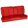RM-BA22X1X 60 in. Sport Mod I Bench Seat Red Vinyl Wide Red Insert Black Thread w/o Cupholder - image 2