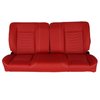 RM-BA22X6X 60 in. Sport Mod I Bench Seat Red Vinyl Wide Red Insert White Thread w/o Cupholder - image 1