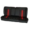 RM-BB1122C 60 in. Sport Mod II Bench Seat Black Vinyl Black/Red Insert Red Thread w/Cupholder - image 3