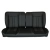 RM-BB11X6X 60 in. Sport Mod II Bench Seat Black Vinyl Thin Black Insert Wht Thread w/o Cupholder - image 1