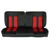 RM-BB1211X 60 in. Sport Mod II Bench Seat Black Vinyl Red/Black Insert Black Thread w/o Cupholder - image 1