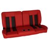RM-BB2122C 60 in. Sport Mod II Bench Seat Red Vyl Thin Black/Red Insert Red Thread w/Cupholder - image 2