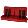RM-BB2122C 60 in. Sport Mod II Bench Seat Red Vyl Thin Black/Red Insert Red Thread w/Cupholder - image 3